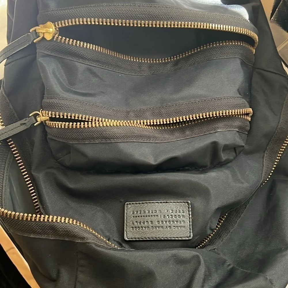 Marc by Marc Jacobs Black Nylon Backpack